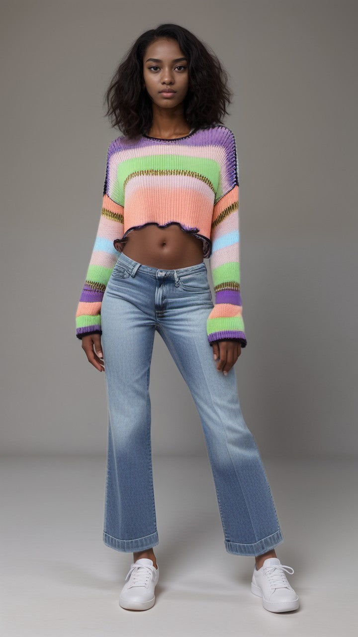 Shorbet Crop Top Sweater