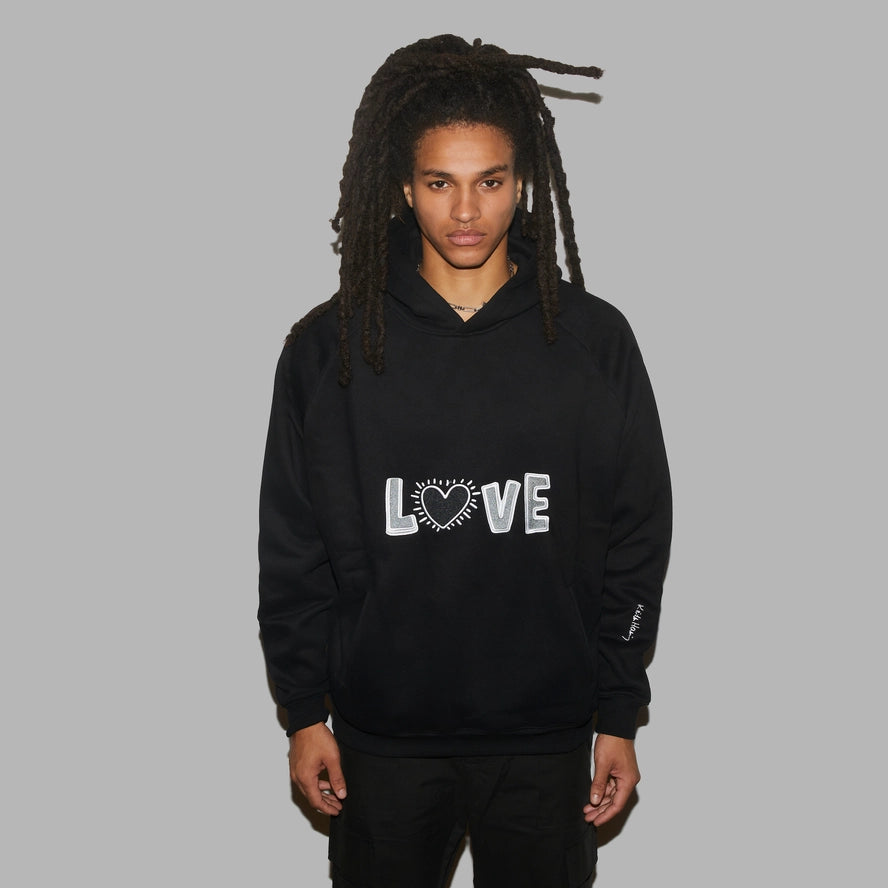 BLVCK X Keith Haring' Love Hoodie (Re-Stock Arrives 1/10)