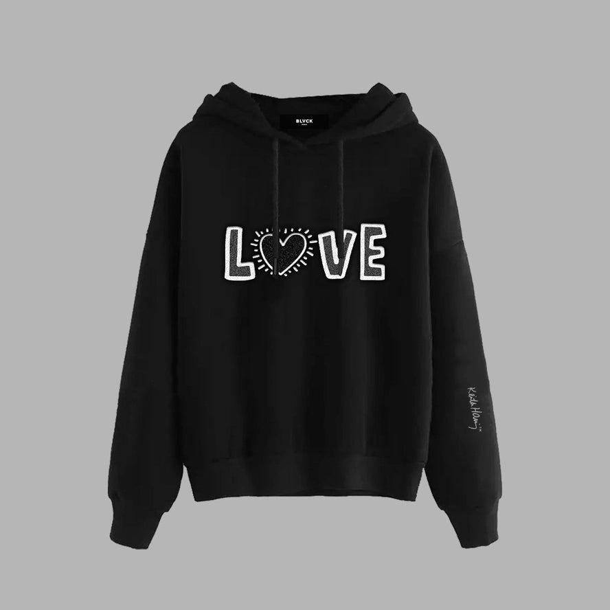 BLVCK X Keith Haring' Love Hoodie (Re-Stock Arrives 1/10)