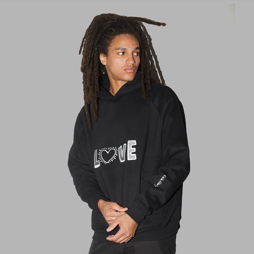 BLVCK X Keith Haring' Love Hoodie (Re-Stock Arrives 1/10)