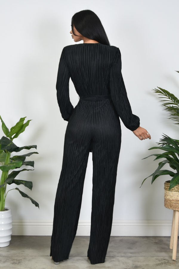 Blakely Plunged Jumpsuit (Pre Order Arrives 1/26)