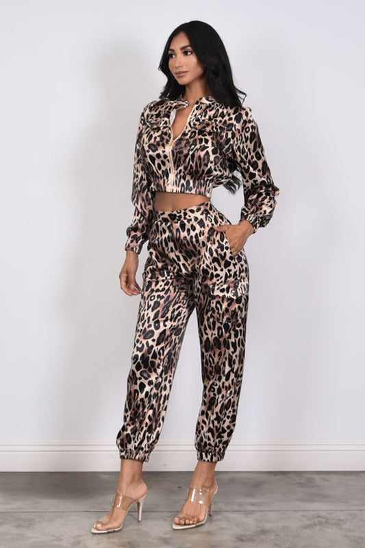 Kimmie Leopard Jogger Set (Re Stock 10/20)