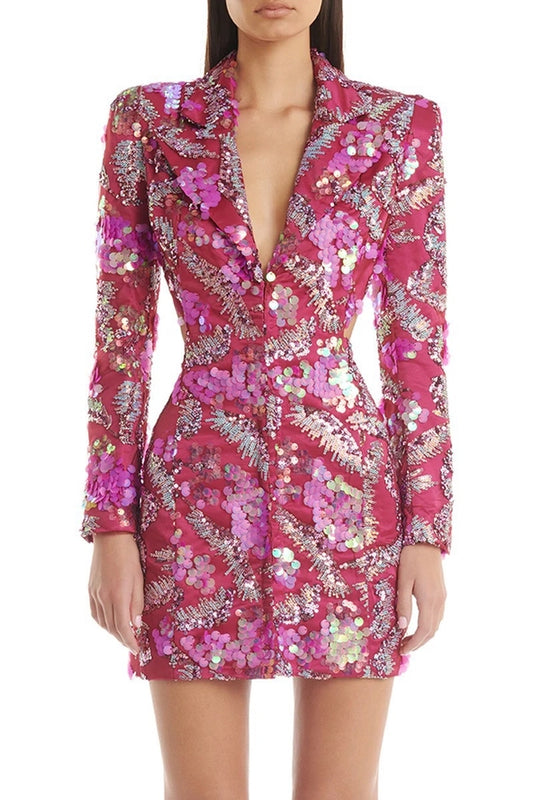 Akeeah Sequin Blazer Dress (Pre Order Arrives 10/20)