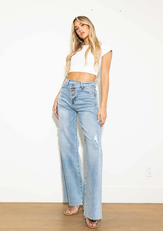 Lu Lu Wide Leg Jeans (Pre Order Arrives 1/26)