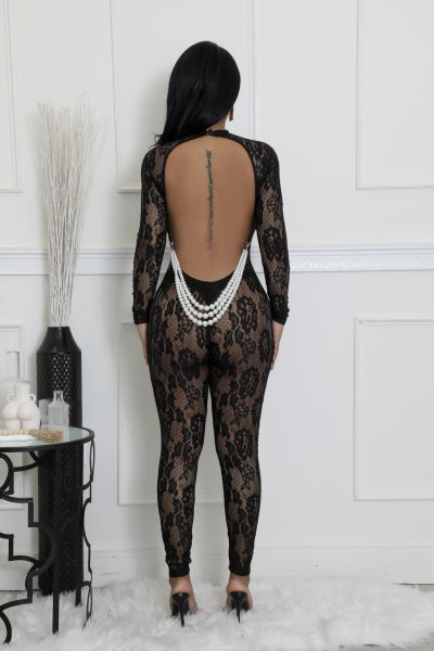 Gabriella Laced Jumpsuit (Pre Order Arrives 1/15)