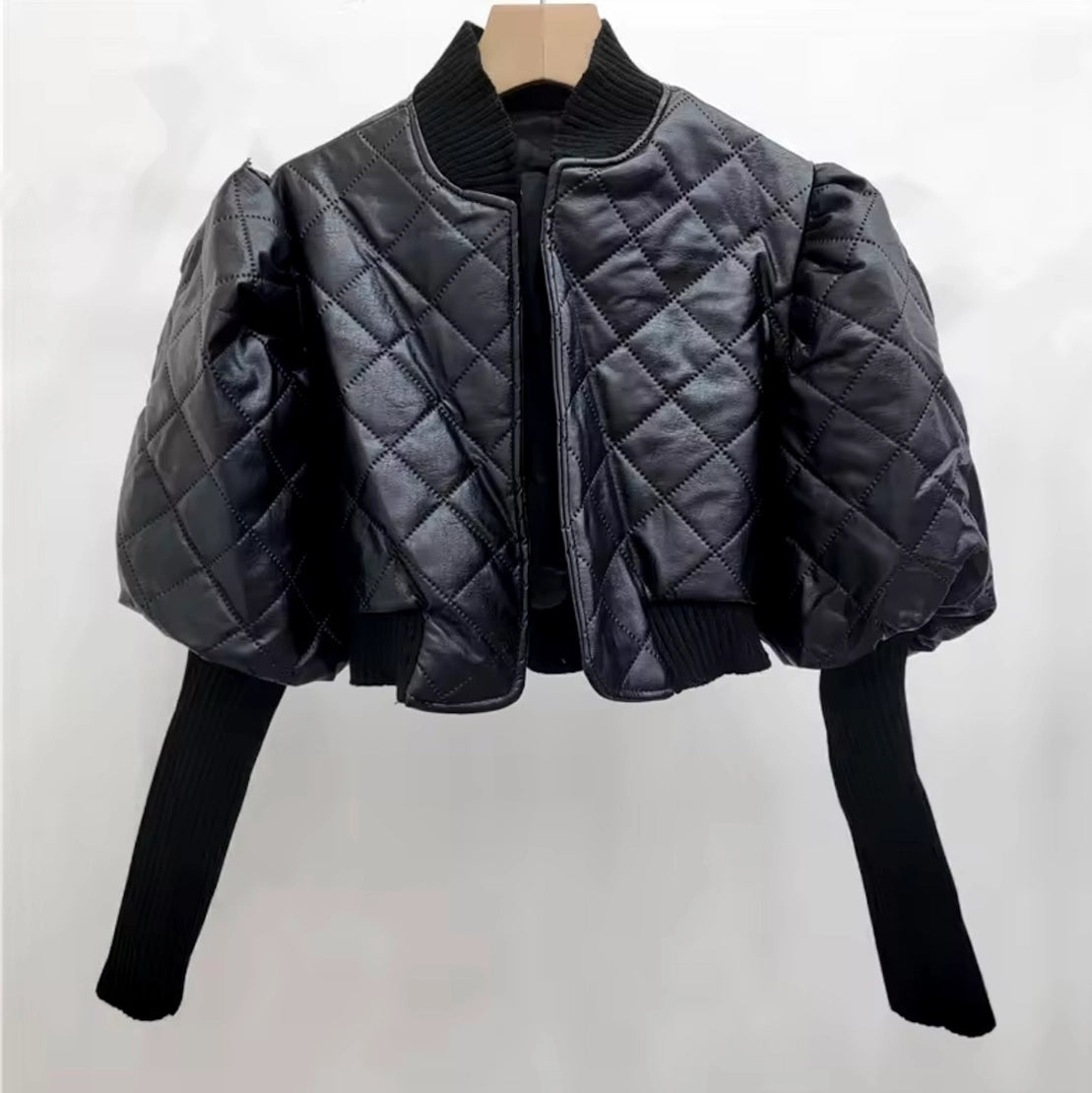 Zoey Quilted Crop Jacket (Re Stock Arrives (2/28)