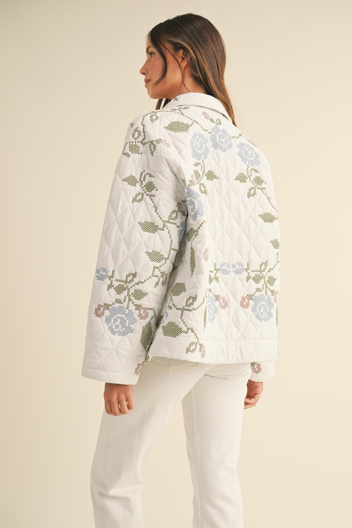 Keiza Floral Quilted Jacket (Re Stock 10/20)