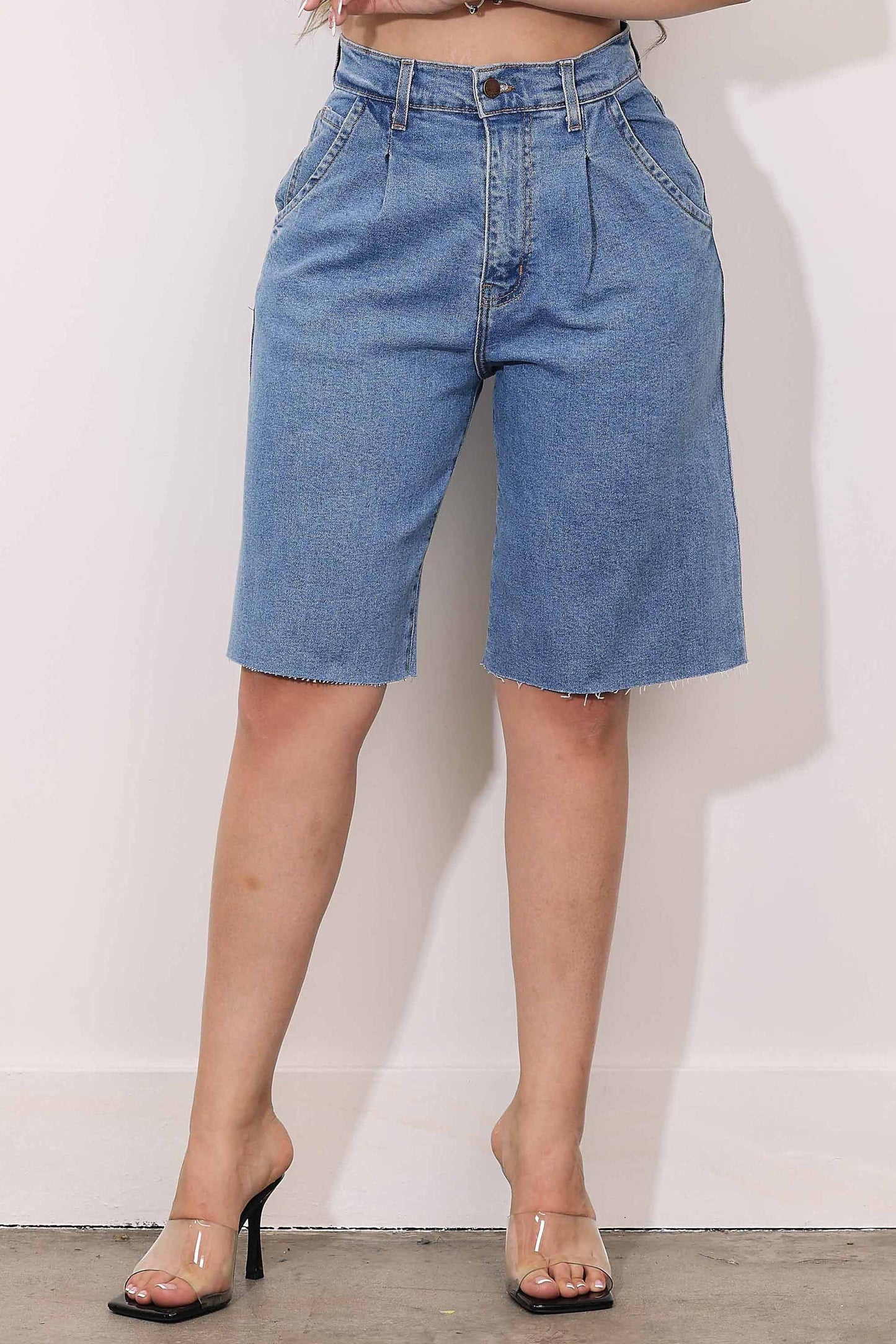 Keisha Denim Jorts (Re Stock 10/1)