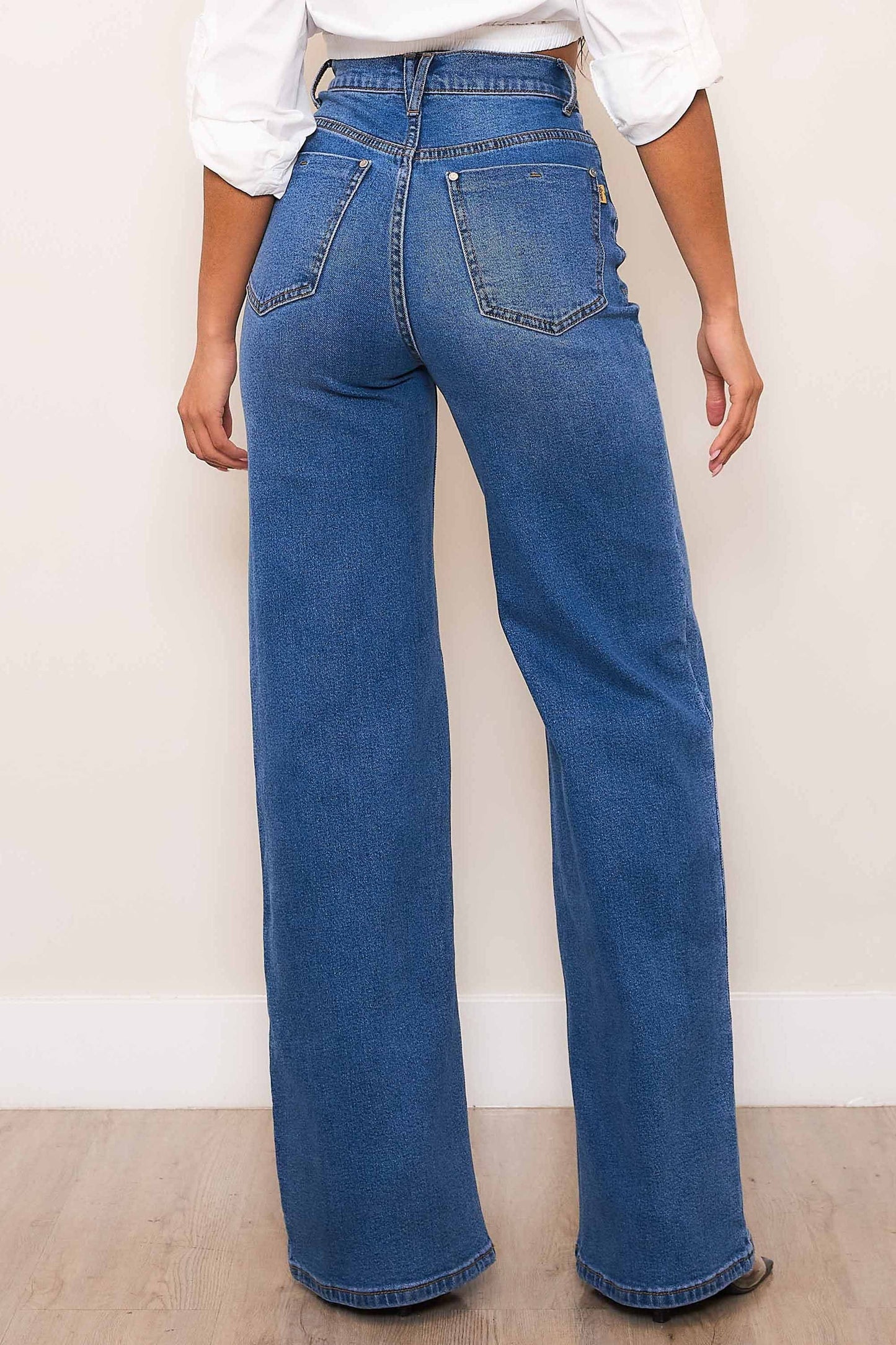 Jackie High-Rise Essential Wide Leg Jeans (Re Stock 10/20)