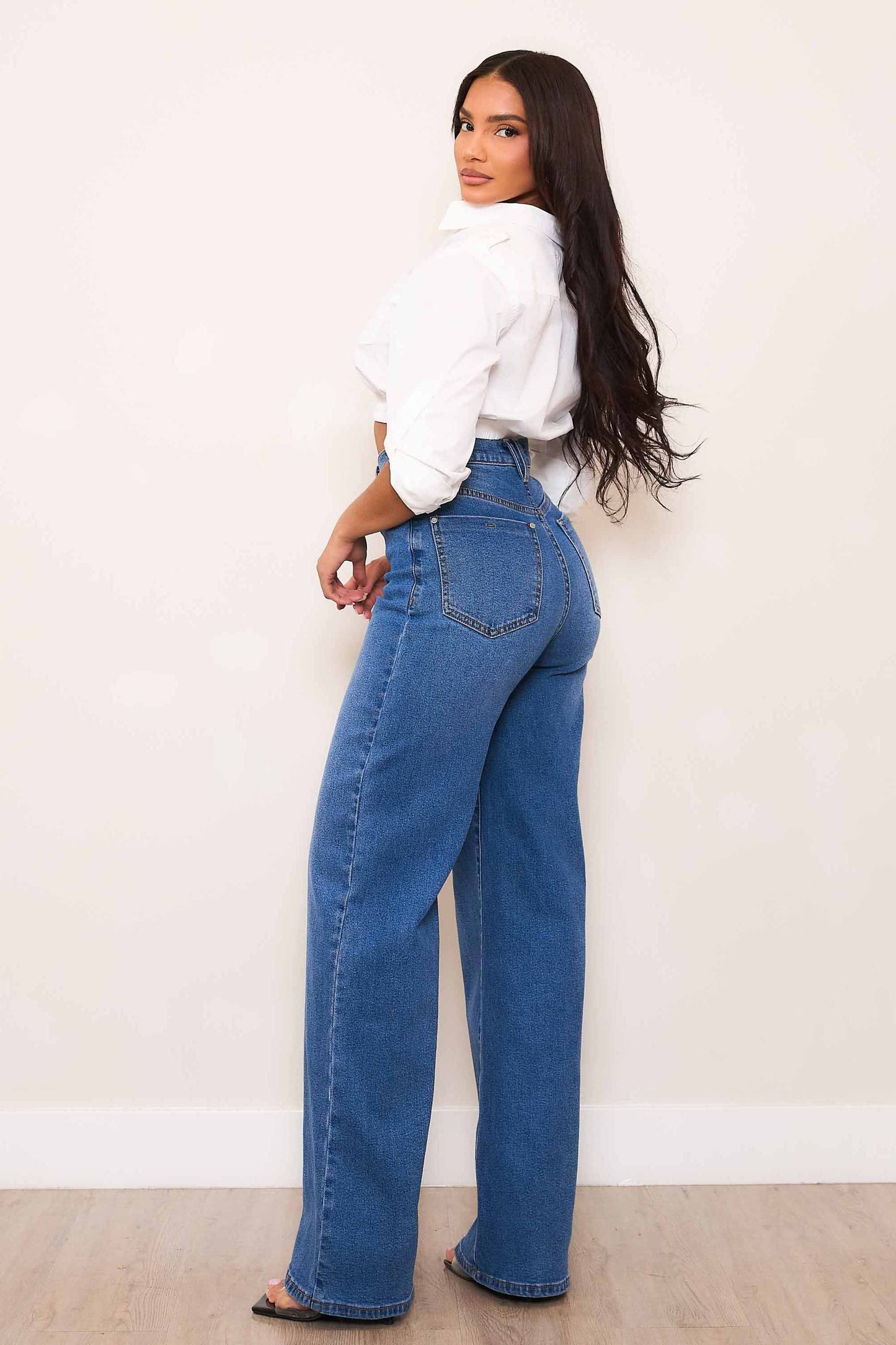 Jackie High-Rise Essential Wide Leg Jeans (Re Stock 10/20)