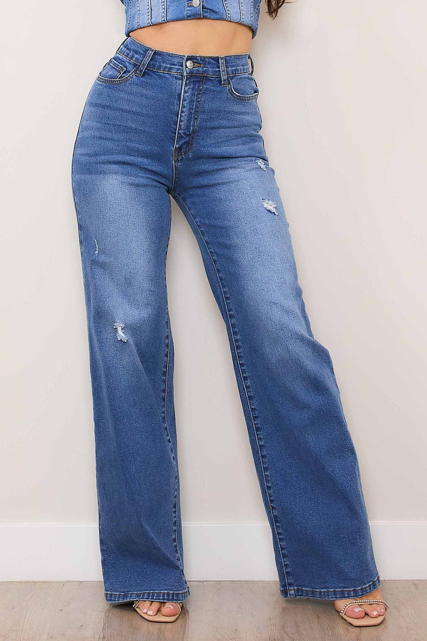 Cameron High-Rise Everyday Wide Leg Jeans (Re Stock 10/20)