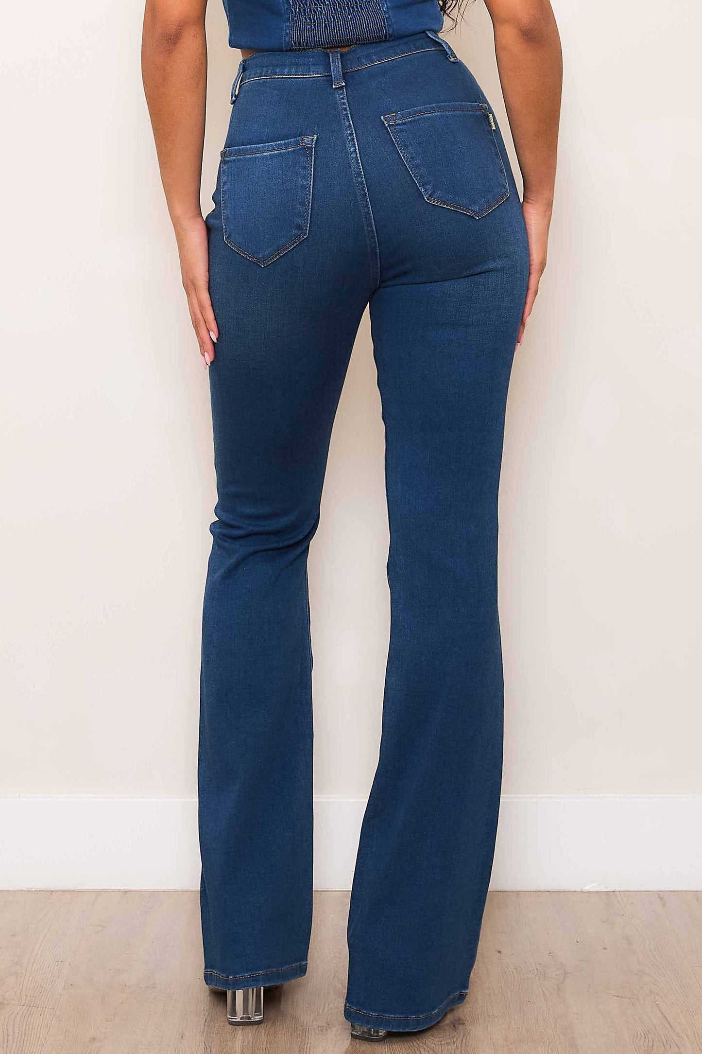 Violet High Rise Bootcut Jeans