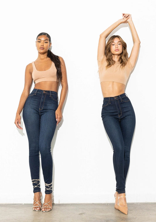 Diamond Skinny Jeans (Pre Order Arrives 1/26)