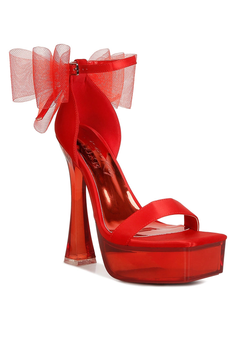 Kiki Bow Heel Sandals